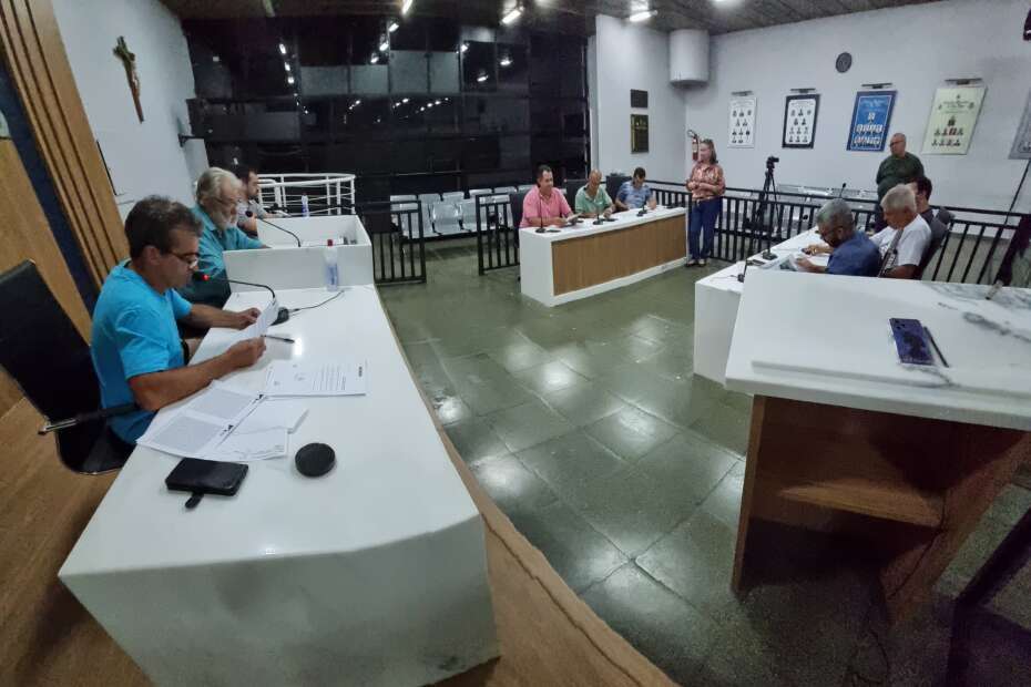 Reunião da Câmara de Rio Novo
