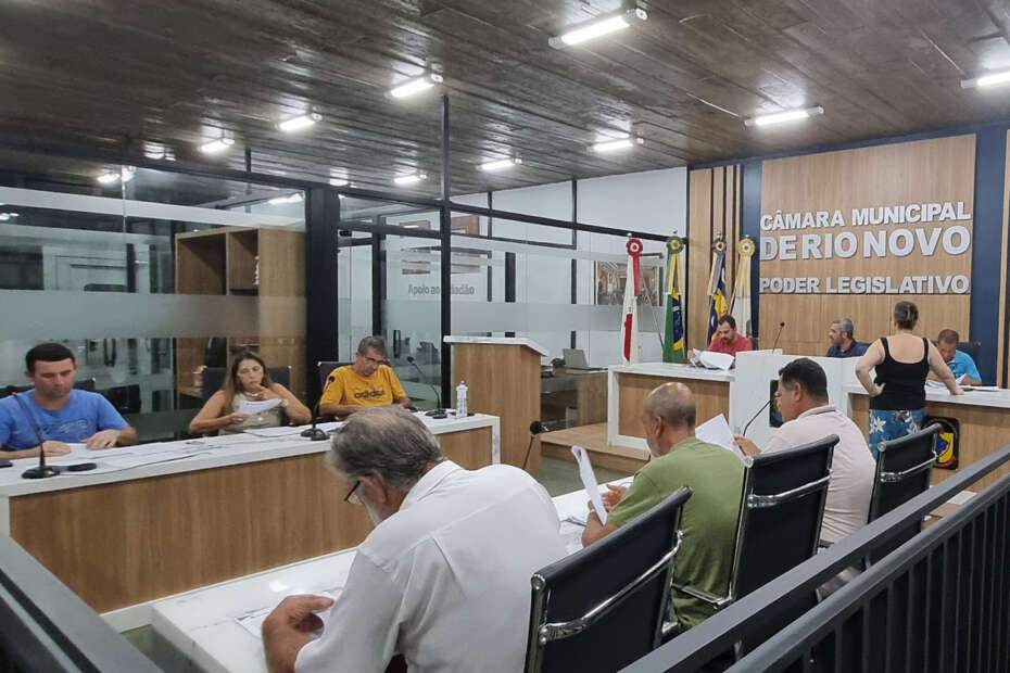 Plenário Câmara de Rio Novo