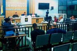 Reunião da Câmara de Rio Novo